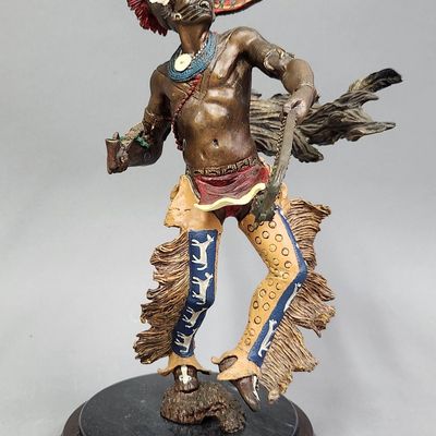 R. Murphy Franklin Mint Bronze Sculpture
