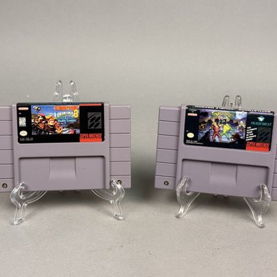 Super Nintendo Donkey Kong 3 & Battletoads Double Dragon