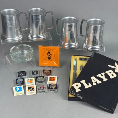 Playboy Aluminum & Glass Barware Collection