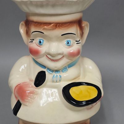 RRP Co Ceramic Happy Chef Cookie Jar