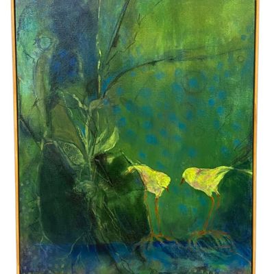 J. E. West Birds Eye Painting