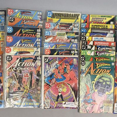 Assortment of DC Action Comics Superman