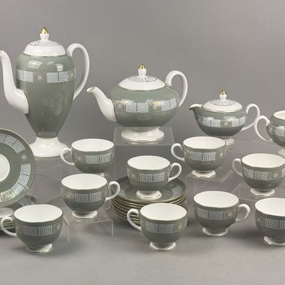 Wedgwood Asia Green Bone China Set