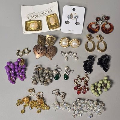 Vintage Costume Earring Collection