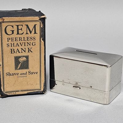 Gem Peerless Shaving Bank & Razor