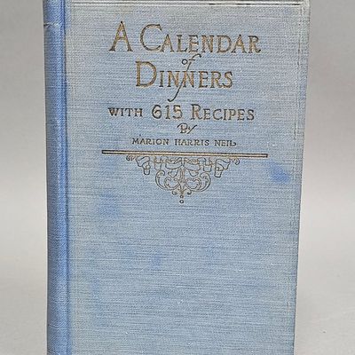 Neil A Calendar of Dinners Cookbook