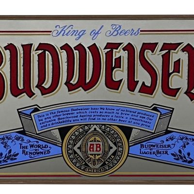 Stamford Art Budweiser Bar Mirror