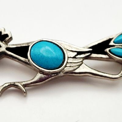 St. Labre Roadrunner Brooch