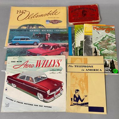 Vintage Automotive & Travel Paper Ephemera