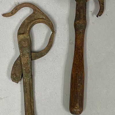 Two Antique Multi-Function Hand Tools
