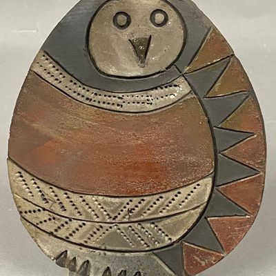 Jordy Studio Pottery Owl Plaque