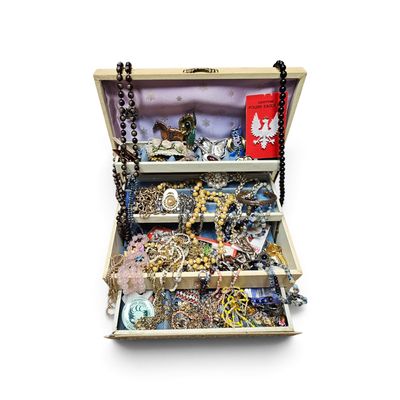Assorted Vintage Costume Jewelry and Pins