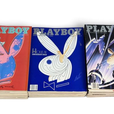 Assortment of 1980s Playboy Magazines