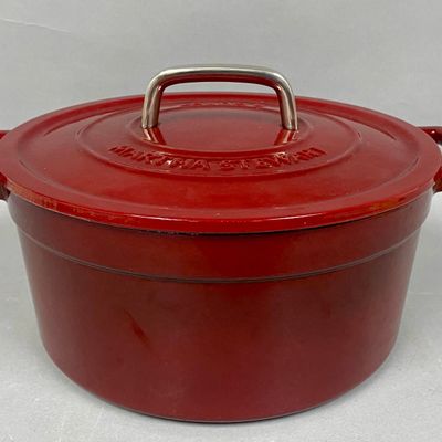 Martha Stewart 6-Quart Enameled Dutch Oven