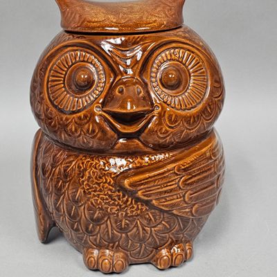 McCoy Ceramic Brown Owl Cookie Jar
