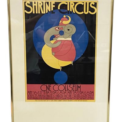 Dimson Shrine Circus CNE Coliseum Framed Poster