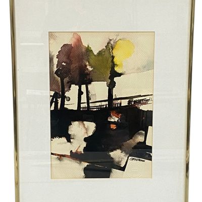 Gary Christmann Abstract Watercolor Painting