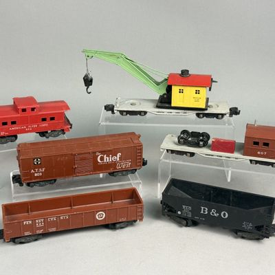 A Collection of American Flyer Cars
