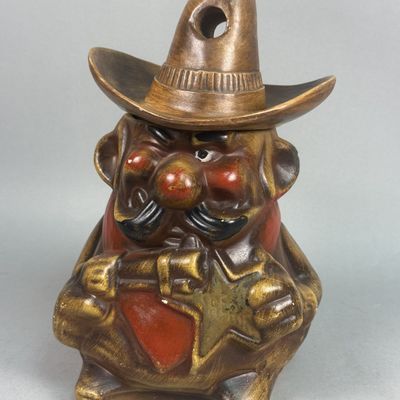 Ceramic Western Sheriff Cookie Jar