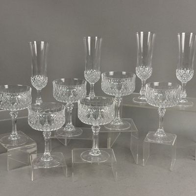 Cristal d'Arques Longchamp Stemmed Crystal Glasses