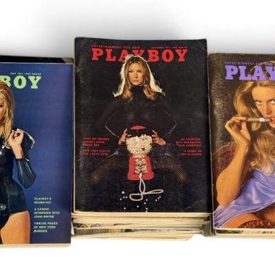 A Collection of 1970s Playboy Magazines