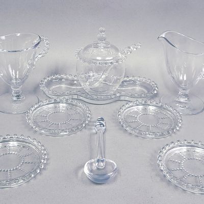 Imperial Glass Candlewick Serving Pieces