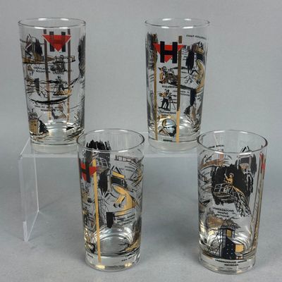 Hanna Mining Industrial Glass Tumblers