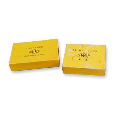 A 2pc Collection of SPI Microscope Slide Glasses & Prepared Samples