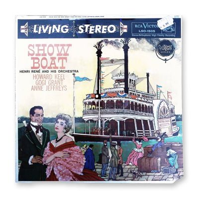 Henri Rene and His Orchestra Show Boat RCA Victor LSO-1505 Album Sleeve
