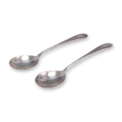 A Pair of International Silver Co. Silver-Plated Spoons