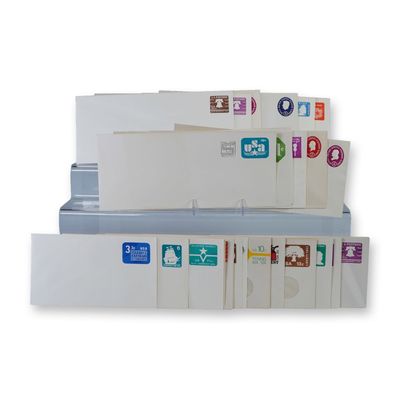 30pc Vintage US Postal Stationery Envelopes