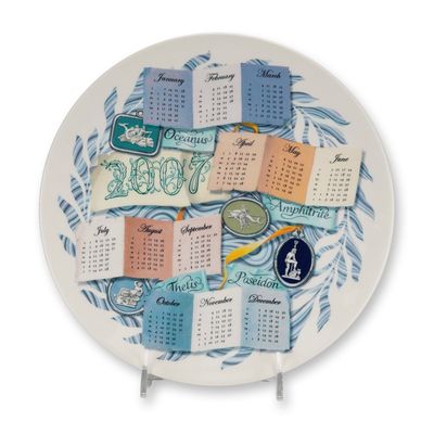 Wedgwood Queensware Calendar The Elements Water' Plate, 2007