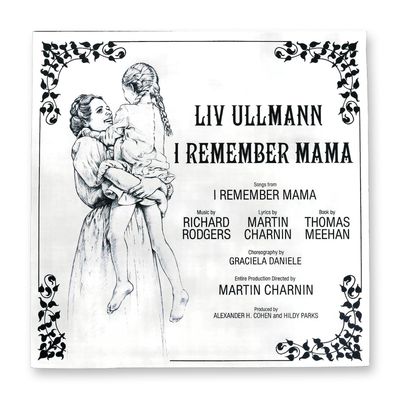 I Remember Mama 1979 Broadway Cast Promotional LP Record