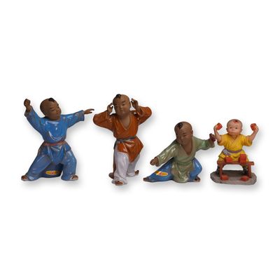 4pc Chinese Porcelain Children Figurines
