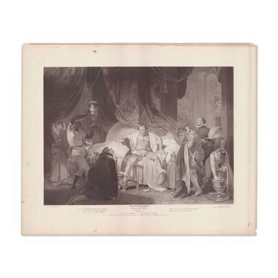 Robert Smirke Engraving Taming of the Shrew Induction 1792