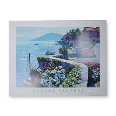 Howard Behrens Print, Il Lago Como