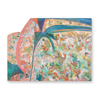 Original Abstract Textured Oil on Canvas Painting