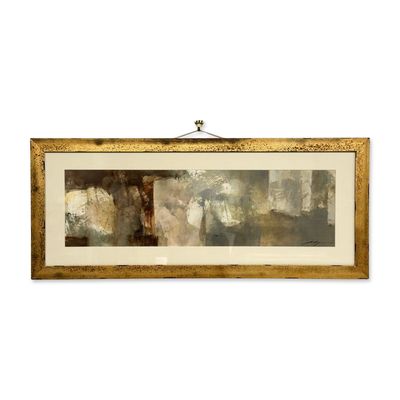 Mixed Media, Untitled Abstract, Signed