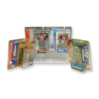 4pc Lot of McFarlane Toys NFL Sportspicks Action Figures in Original Packaging