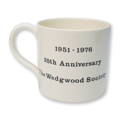 A Wedgwood Society 25th Anniversary Commemorative Mug
