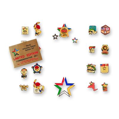 World University Games Buffalo 93 Limited Edition Commemorative Pin Set