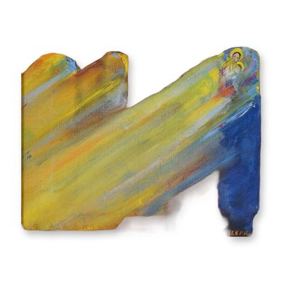 Rafael Aleph Postmodern Abstract Figurative Acrylic Painting