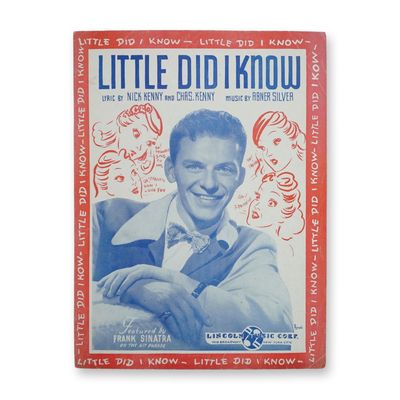 Vintage Sheet Music, Little Did I Know by Abner Silver