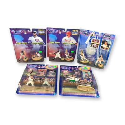 5pc Starting Lineup Classic Doubles MLB Baseball Action Figures