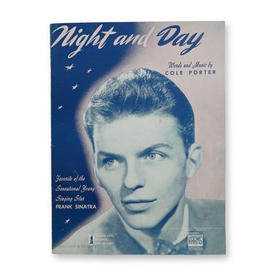 Frank Sinatra "Night and Day" Sheet Music, 1942, by Cole Porter