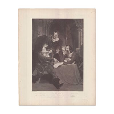 Richard Westall Engraving Henry IV Boydell Gallery 1795