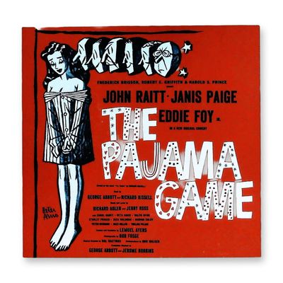 The Pajama Game Vintage Broadway Cast LP Record with Original Cover