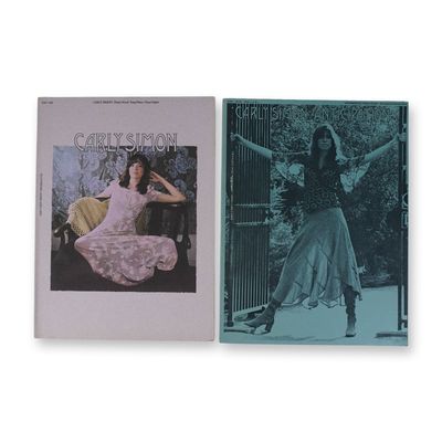2 Carly Simon Sheet Music Books, Piano & Vocal