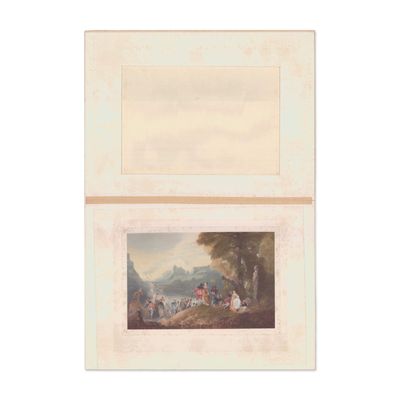 Jean-Antoine Watteau Chromolithograph Embarkation for Cythera