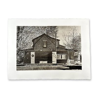 John Baeder (1938), Screenprint, House With Trailer, Signed